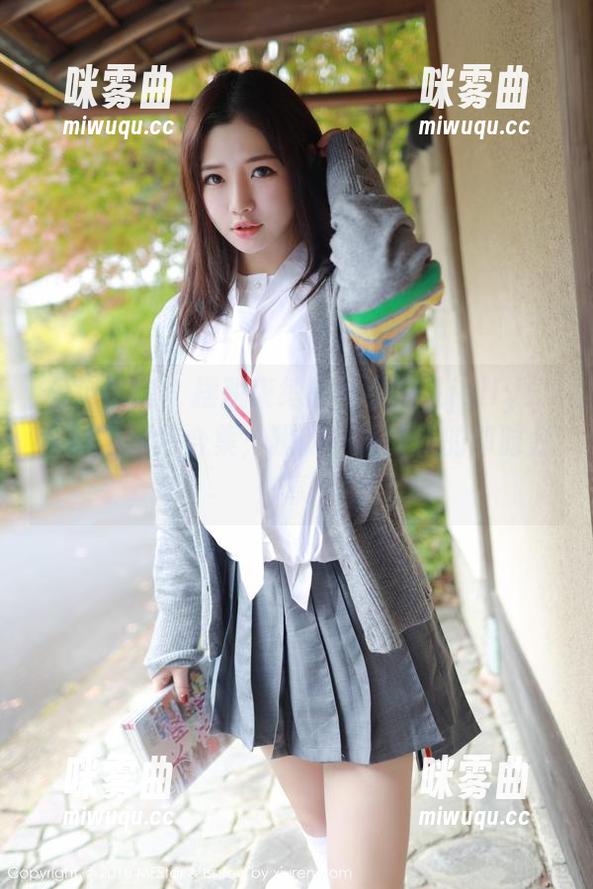 模范学院 - 摆脱束缚的小果冻儿jelly：白衬衫图片合集，犹如一场轻松的即时分享-咪雾曲