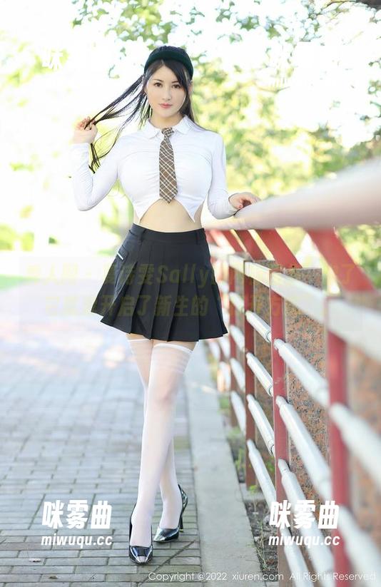 秀人网 - 夏诗雯Sally的网袜图集，穿了它就像开启了新生的“打开方式”。-咪雾曲